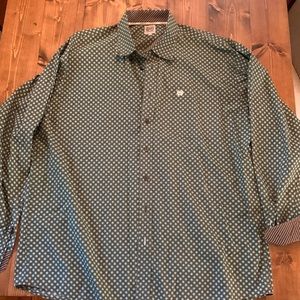 Cinch button down western shirt size XL